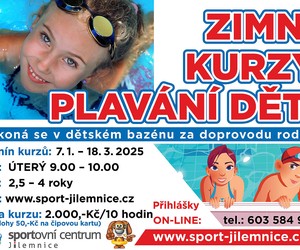 Kurzy plavání dětí ve věku 2,5 - 14 let 